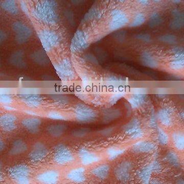 coral fleece fabric for home textile