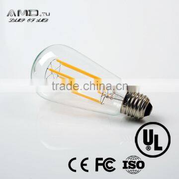 retro antique clear led ceiling light chandelier LED Edison Bulb ST64 4W 6W Vintage Bulb LED