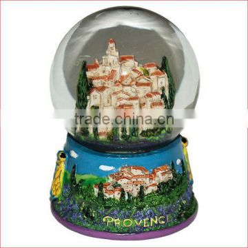 45mm resin souvenirs France snow globe for sale