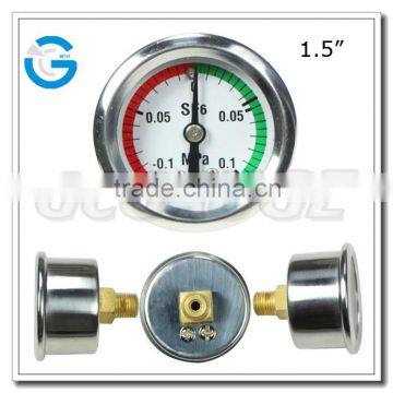 High quality 40mm stainless steel case sf6 gas gauge