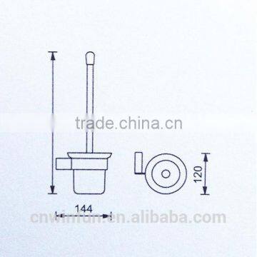 Solid Brass Chrome Finish Toilet Brush Holder, Bathroom Hardware Product,Bathroom Accessories FM-3388 photo-2