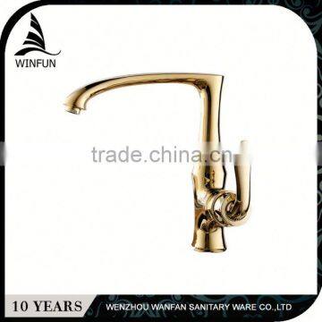 Sanitary ware kitchen basin sink faucet brushed kitchen faucet/finish gold kitchen faucet