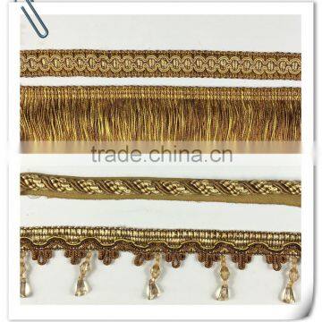 Decorative Brush Loop Fringe Trim For Cushions