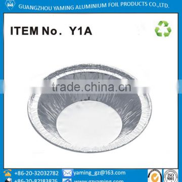 small round bakery aluminium foil container egg tart shell