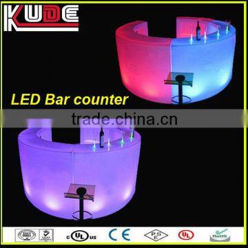 16color changing LED bar furniture modern led bar counter design