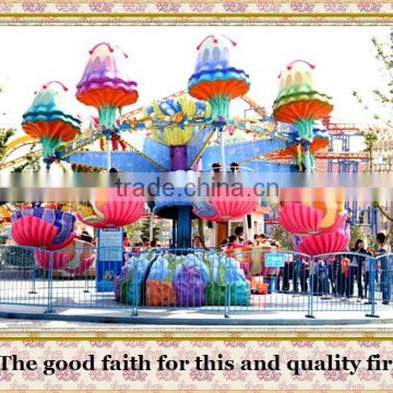 2015 new rotary equipment recreational machines happy jellyfish