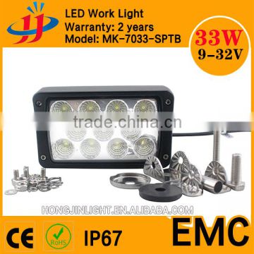 2244lm offroad lights high brightness7 Inch 33W LED Work Light for agricultural, machine,