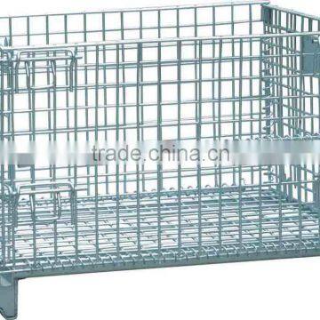 China Supplier Logistics Equipment Galvanized Wire Container