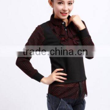 Custom Woman 's Clothes merino wool t shirt made in china