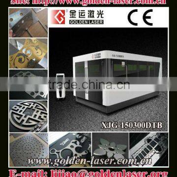 IPG 1KW Fiber Laser Machine Cutting Metal Sheet/Tube