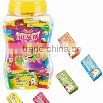 Tattoo bubble gum in little lady shaped jar(candy chewing gum)