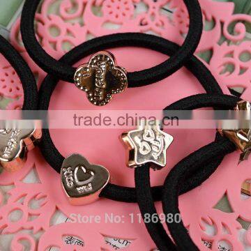 Fashion Women Cute Black Elastic Hair Bands Girl Hairband Hair Rope Gum Rubber photo-2