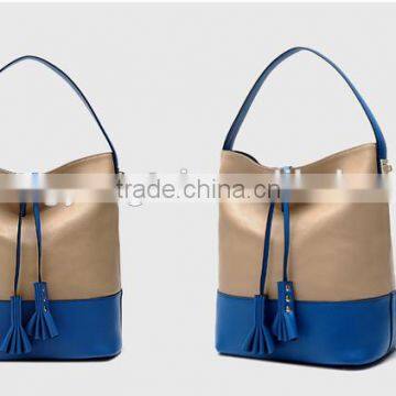 Women Leather Bucket Bag Designer Tote Bag photo-5