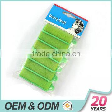 Sponge core self-adhesive curls