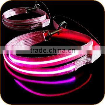 Bulk Pet Supplies Best Selling Pink Glowing in the Dark Dog Leash