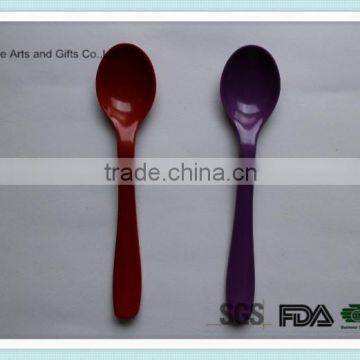 Plastic 100 percent melamine baby training spoon