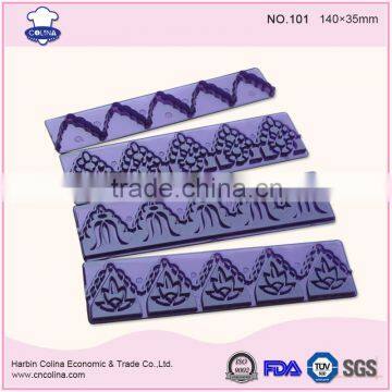 Modelling Tool Frill Cutter Cake Fondant Embosser Set