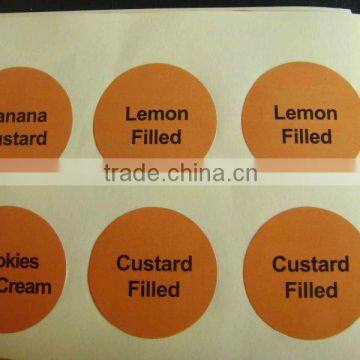 shanghai printing round sticker label