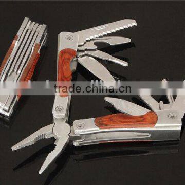 OEM wooden handle pliers with stainless steel