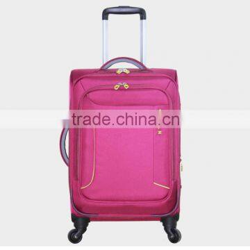 2016 Desiner High End Business Style Fabric Trolley Luggage Suitcase With 4 Spinner Wheels photo-3