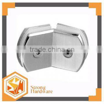 Glass partition 135degree two sides camber edge,Satin/Mirror finishing 50*50mm door hinge, Household hinge for door and cabinet