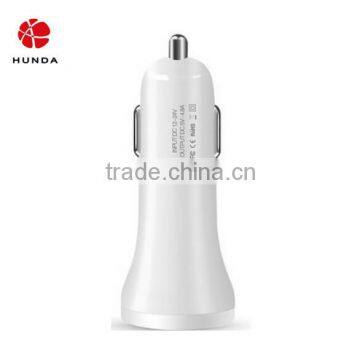 HUNDA Power Adapter Travel Charger Portable 4.8A 5V Car Charger with OEM/ODM Service