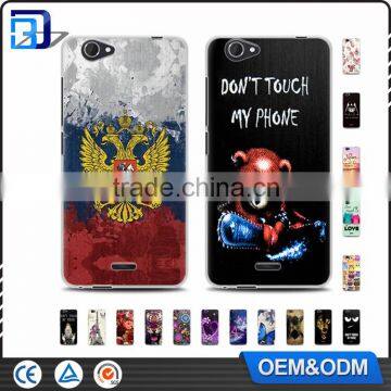 Instock Various Patterns Art Printed Gel Soft TPU Case For Wiko Slide 2 Cell Phone Cover Back Silicon Case For Wiko Slide