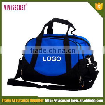 Alibaba wholesale men 600D material sport gym bag with shoe compartment