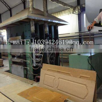Wooden molded door hot press