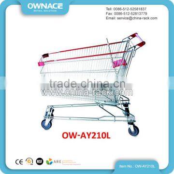 210L Asian Style Folding Shopping Cart Shopping Trolley