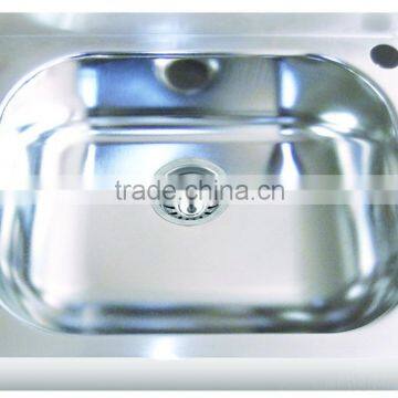 Stainless Steel Topmount Hand Wash Basin Kitchen Sink GR-565B