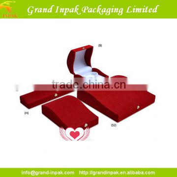 Customize flocking jewelry box gift packaging wholesale