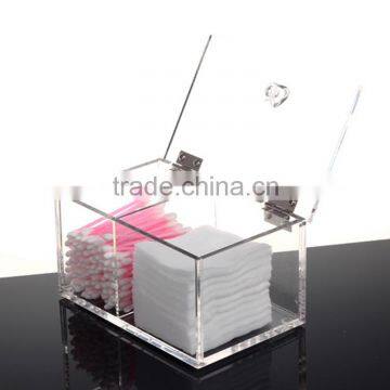 Deft design high transparent acrylic makeup cosmetic storage box wholesale