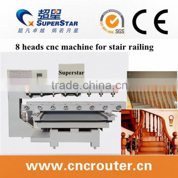 4 axis cnc router / cnc router machine / wood cnc router with rotary axis & 3d scanner for statue & sculpture