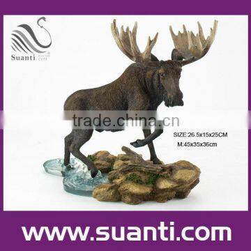 Deer polyresin statue