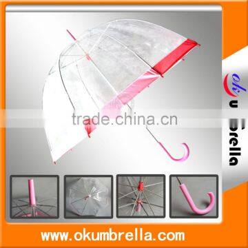 Promotional customized clear dome shape bubble umbrella