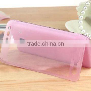 Pudding TPU phone cases cover for Xiaomi Redmi Hongmi 2, TPU touch screen flip case For Hongmi 2