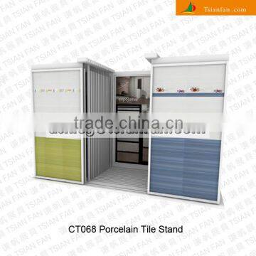 ceramic tiles showroom display/exhibition rack stand for stone tiles samples CT068