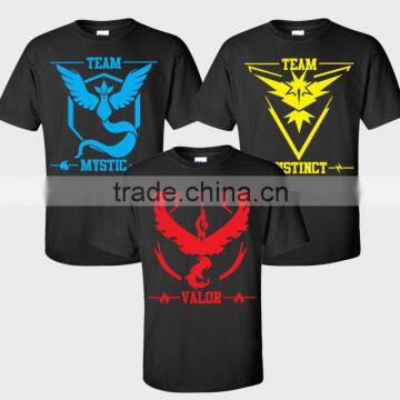 Customised Yiwu Market Pokemon Go T shirt Printed T Shirts