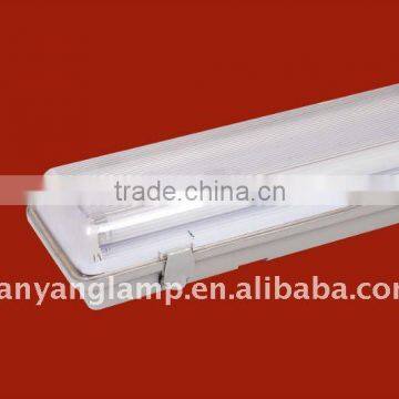 single or double 18w/36w/58w t8 waterproof fluorescent light fixtures ip65