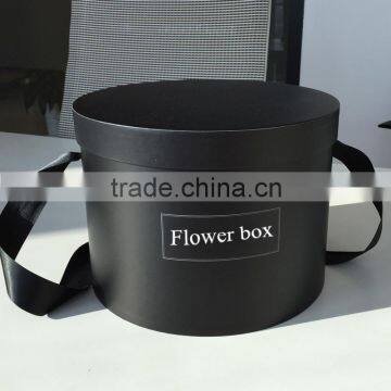 High quality Black cardboard packing boxes for flower