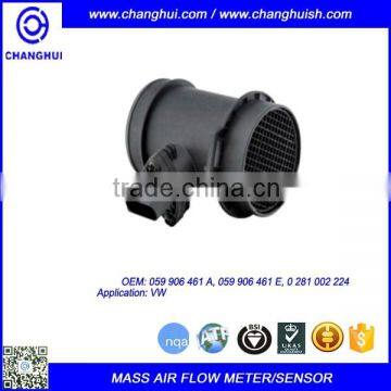 High Quality Car Mass Air Flow Meter/sensor 059 906 461 A / 059 906 461 E/ 0 281 002 224 FOR VW