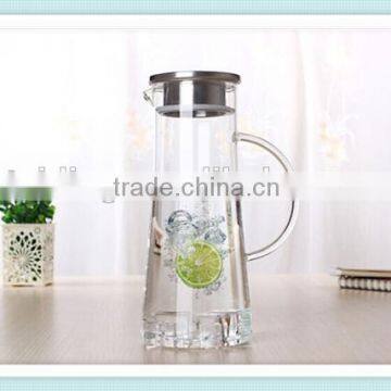 Borosilicate Double Wall Tea Glass Bottle Heat-resistant Double Wall Glass Pitcher With High Quality photo-5