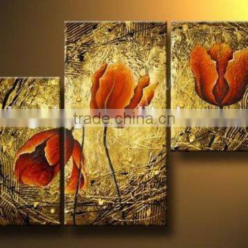 Beautiful flower oil painting on canvas artwork