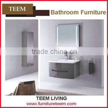 2016 new design modern high end quality soild wood concise manufacturer modern bathroom vanity cabinets