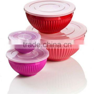 melamine bowls set with lid