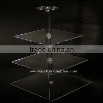 wholesale acrylic 4 tier wedding cake stand