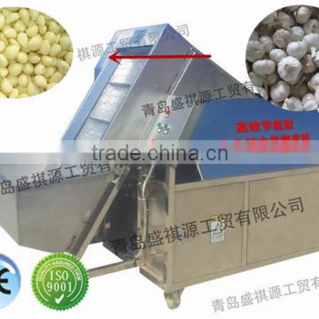 garlic mechanically separating and peeling machine/garlic breaking and peeling machine/garlic processing machine/garlic machine