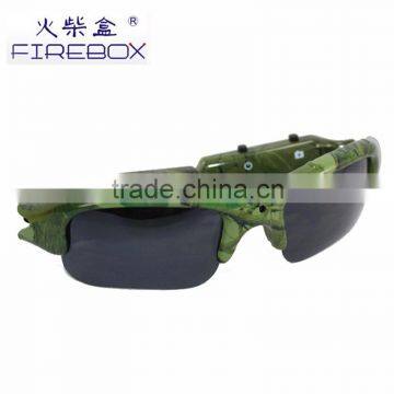 Hot selling high quality outdoor sports spy camera hidden sunglasses, glass camera