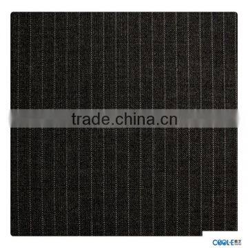 Stock TR 81.5%P 15.2%R 3.3%SP suit fabric in warehouse